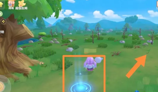 摩尔庄园的伐木场怎么找3