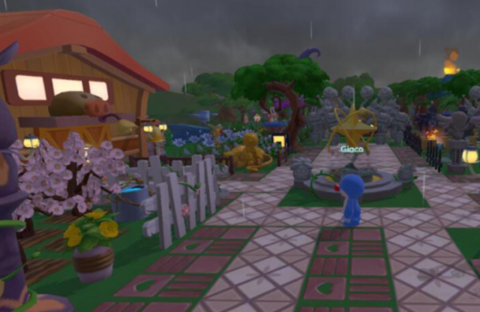 摩尔庄园欧式拼砖怎么装修3