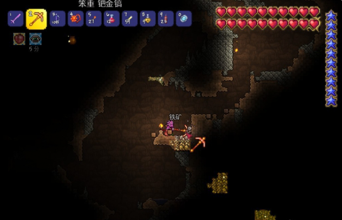 泰拉瑞亚怎么熔炼矿石2