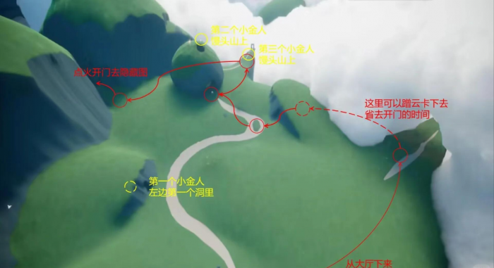 光遇怎么让峡谷的星星回归天际2