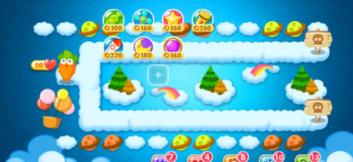 保卫萝卜53关怎么玩1