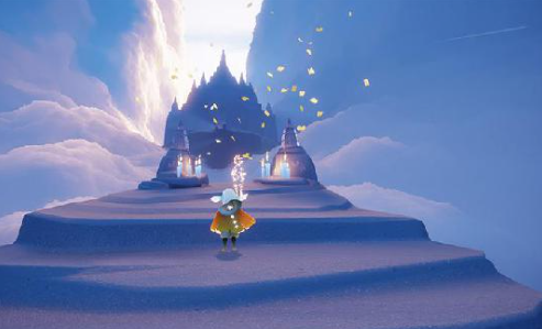 光遇里的晨岛云上怎么去1