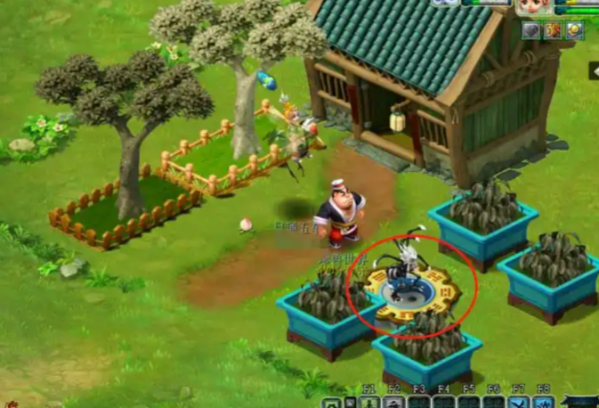 梦幻西游牧场祭坛如何放1