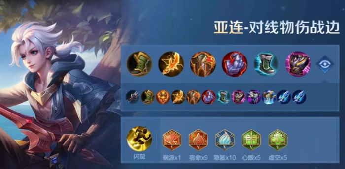 王者荣耀亚联削弱二技能出装铭文怎么搭配1