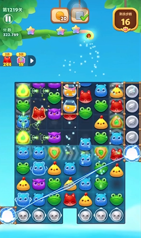 开心消消乐1219关怎么打2