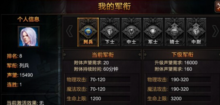 全民奇迹军衔怎么升级快2