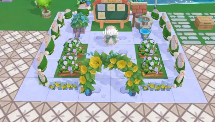 摩尔庄园土地怎么放地砖3