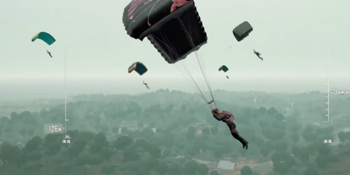 绝地求生降落伞怎么速降3