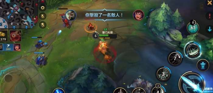 英雄联盟手游锐雯怎么打盖伦1