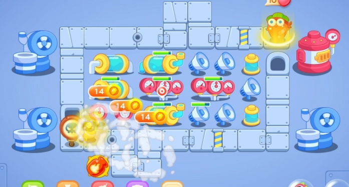 保卫萝卜3第13关怎么过1