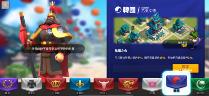 万国觉醒佛系玩家选什么文明2