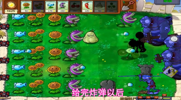 植物大战僵尸95版27怎么过1