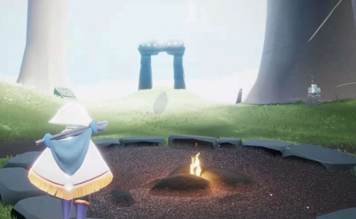 光遇荧光森林怎么进3