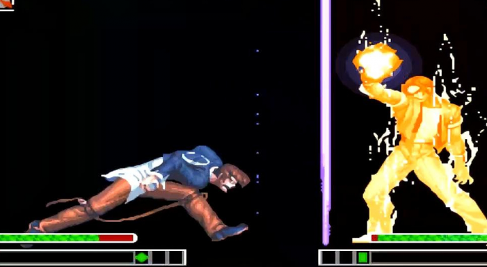 拳皇97怎么练基本功技能1